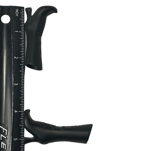 Disney Frozen Anna Black Barbie Doll Boots With Heels & Swirl Pattern - Fashion - Picture 9 of 9